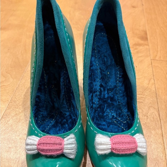 Irregular Choice candy lucite heel green  pumps 39.5 8-8.5 - Picture 3 of 9